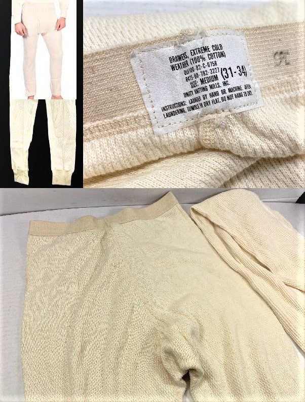 US Military Wool Long Johns - Underwear Drawers