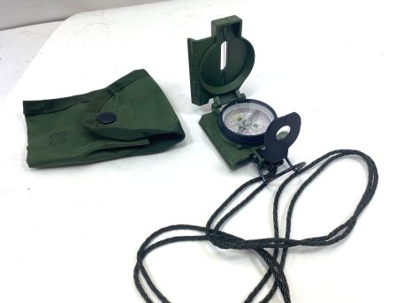 u s issue lensatic compass w case new otg319 x (1)