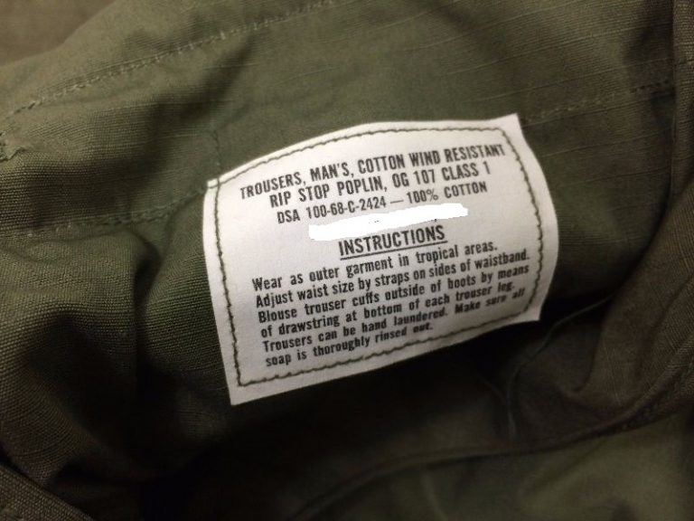 Vietnam Jungle Fatigue Pants