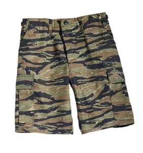 Bdu Shorts, Tiger Stripe Camo