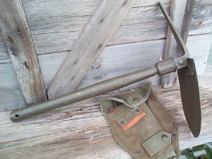 Military Shovel With Pick