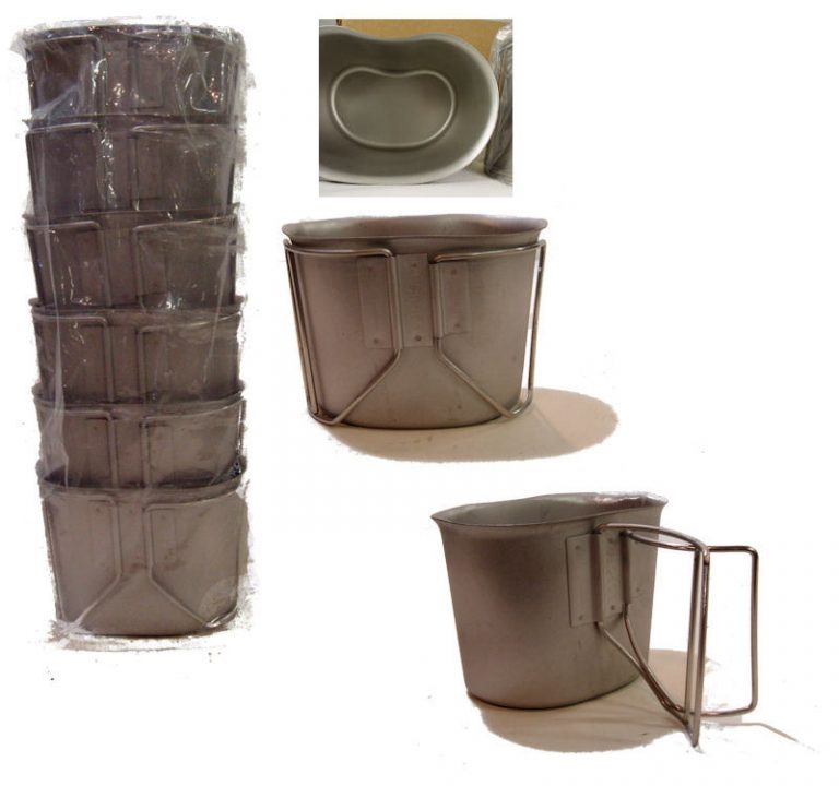 Canteen Cup With Wire Handle, New