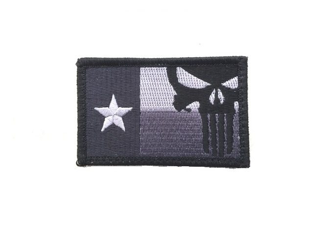 Punisher Tactical Patch - Black by Gadsden and Culpeper