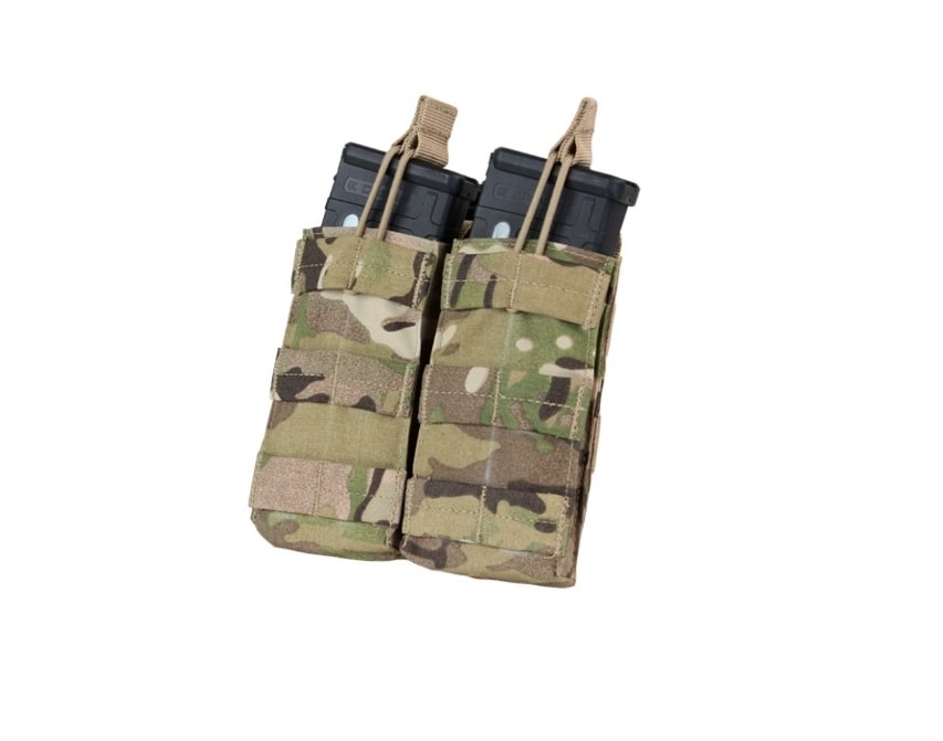 Multicam Open Top M4 Double Mag Pouch - Omahas Army Navy Surplus