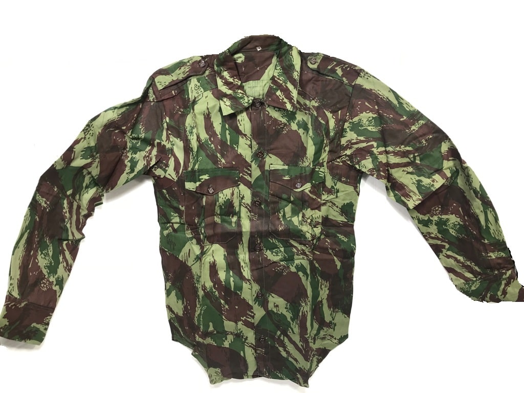 Lizard Camo Shirt, Portuguese Military Size 3 (Small/Medium