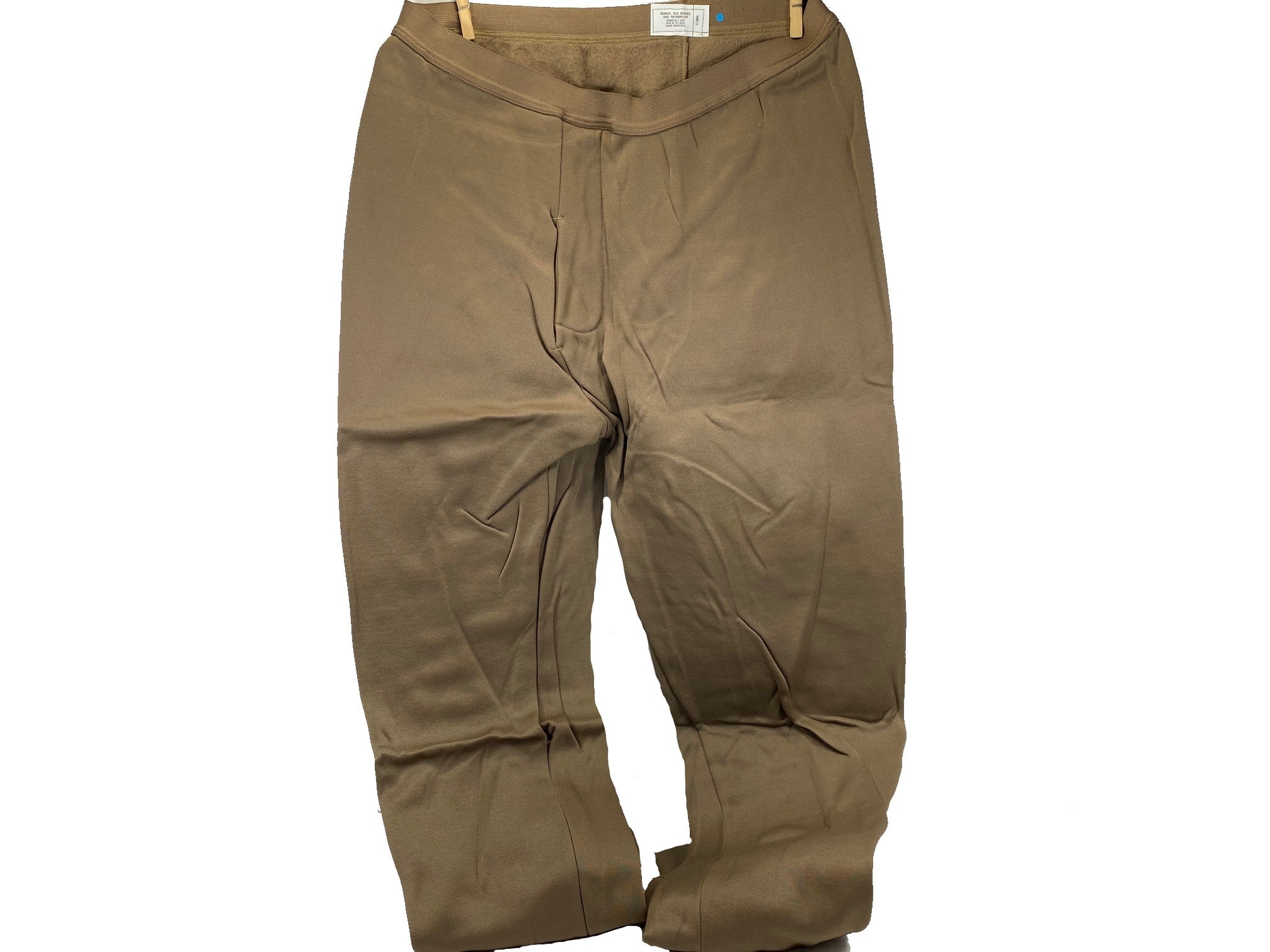 Polypro Thermals, Pants. Brown size XL, New - Omahas Army Navy Surplus
