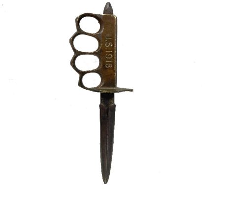 1918 au lion trench knife no sheath ony25 (1)