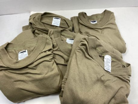 coyote brown t shirt short sleeve irregular clg3217 (2)