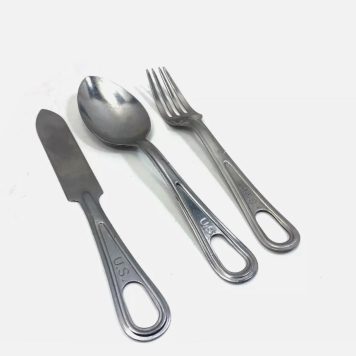 us mess kit 3pc knife fork spoon set knm3226 (1)