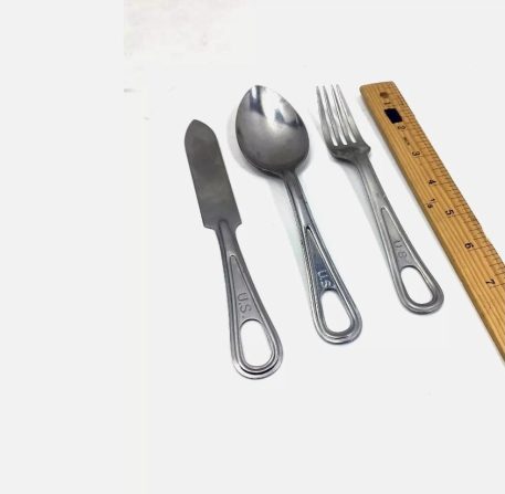 us mess kit 3pc knife fork spoon set knm3226 (3)