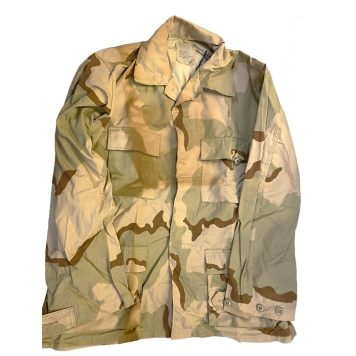 3 color desert bdu shirt large long browned nyco clg3243 (1)