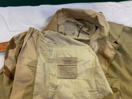 3 color desert bdu shirt large long browned nyco clg3243 (5)