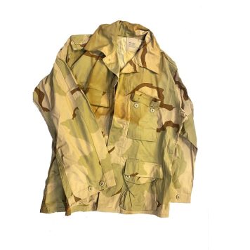 3 color desert bdu shirt large short browned nyco clg3242 (1)