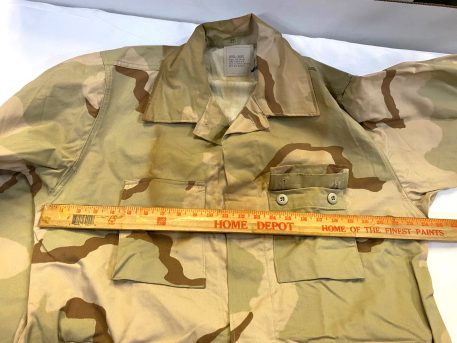 3 color desert bdu shirt large short browned nyco clg3242 (4)