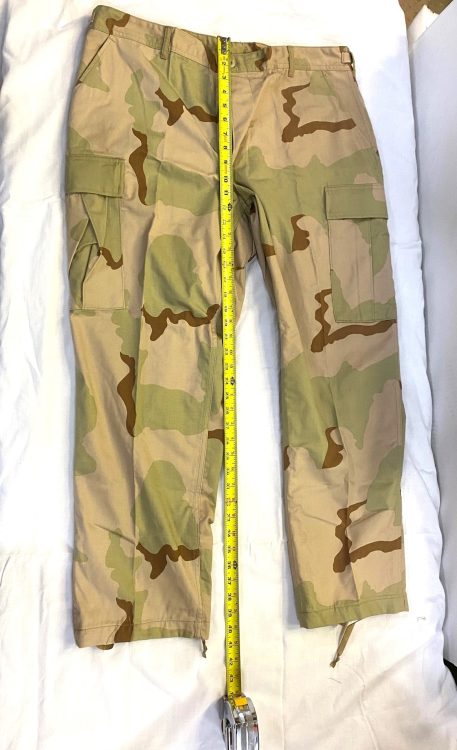 3 color desert trousers large short nyco #1's clg3255 (3)