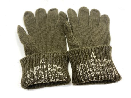 wool glove finger liners size 4 d3 a issued clg3263 (1)