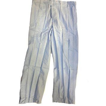 vietnam era check weave cotton pajama trousers medium clg3268 (1)